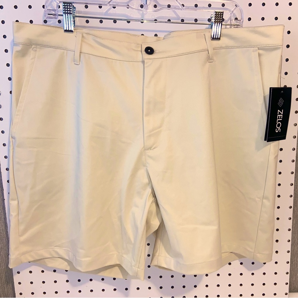 Zelos Men's Cream Shorts